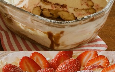 Braškių ir šarlotės tiramisu – gaivus ir elegantiškas receptas