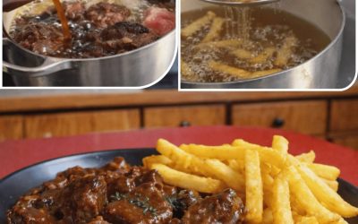 Flamandų karbonadas su bulvytėmis: lėtai virtas šiaurietiškas patiekalas