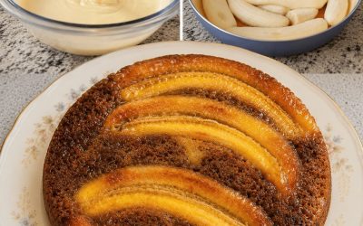 Karamelizuoto šokolado ir bananų pyragas (labai drėgnas ir jaukus)