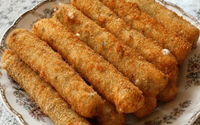 Traškūs sūrio bulvių kroketai