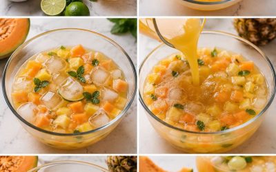 „Fresh Tropical Punch“: itin gaivinantis nealkoholinis vasaros gėrimas