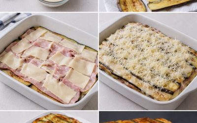 Baklažanų gratinas su kumpiu ir sūriu: tirpstantis ir jaudinantis patiekalas