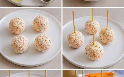Užkandžių kamuoliukai su surimi ir kreminiu sūriu: paprasta ir skani idėja