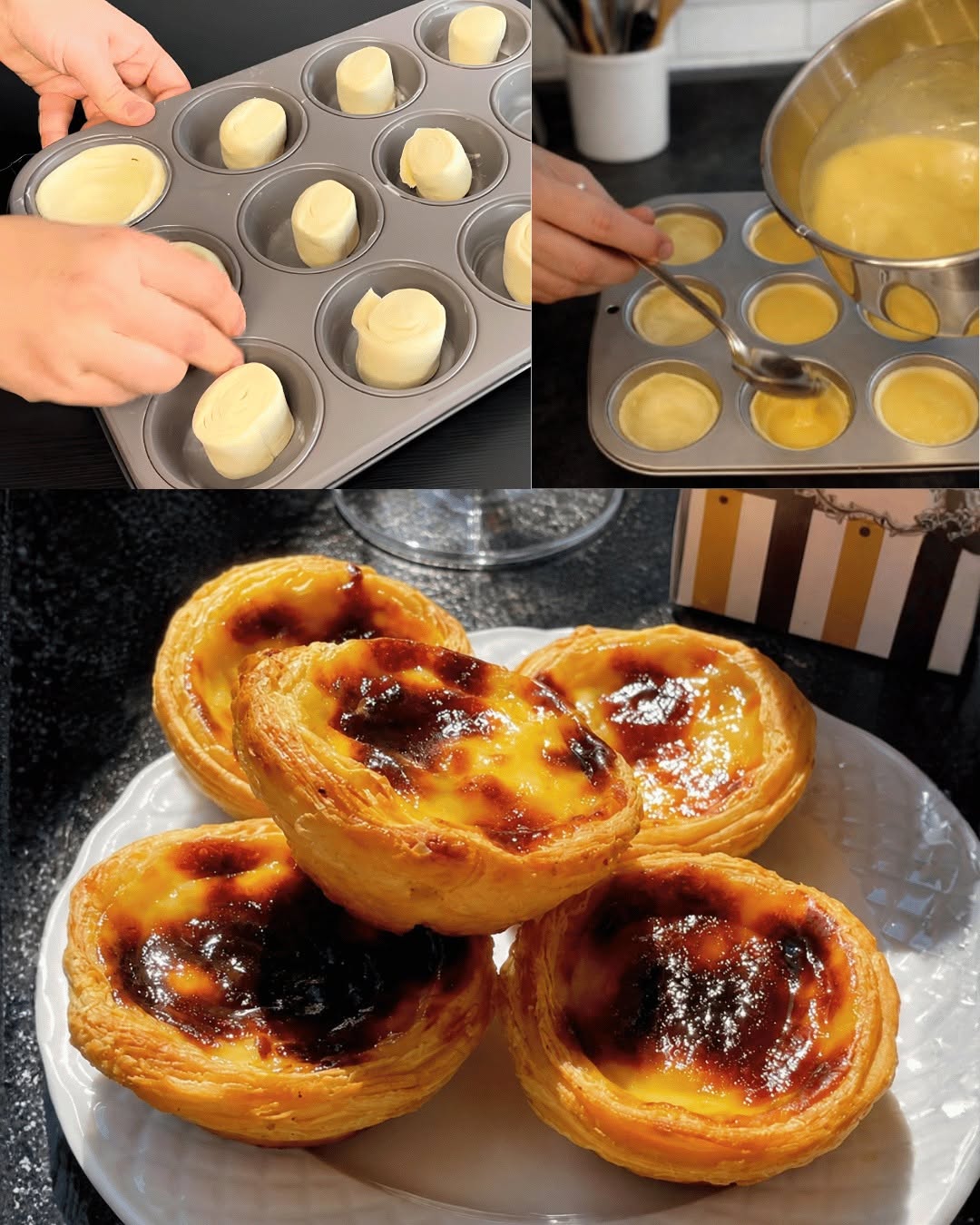 Pastéis de Nata – autentiškas portugalų receptas🇵🇹