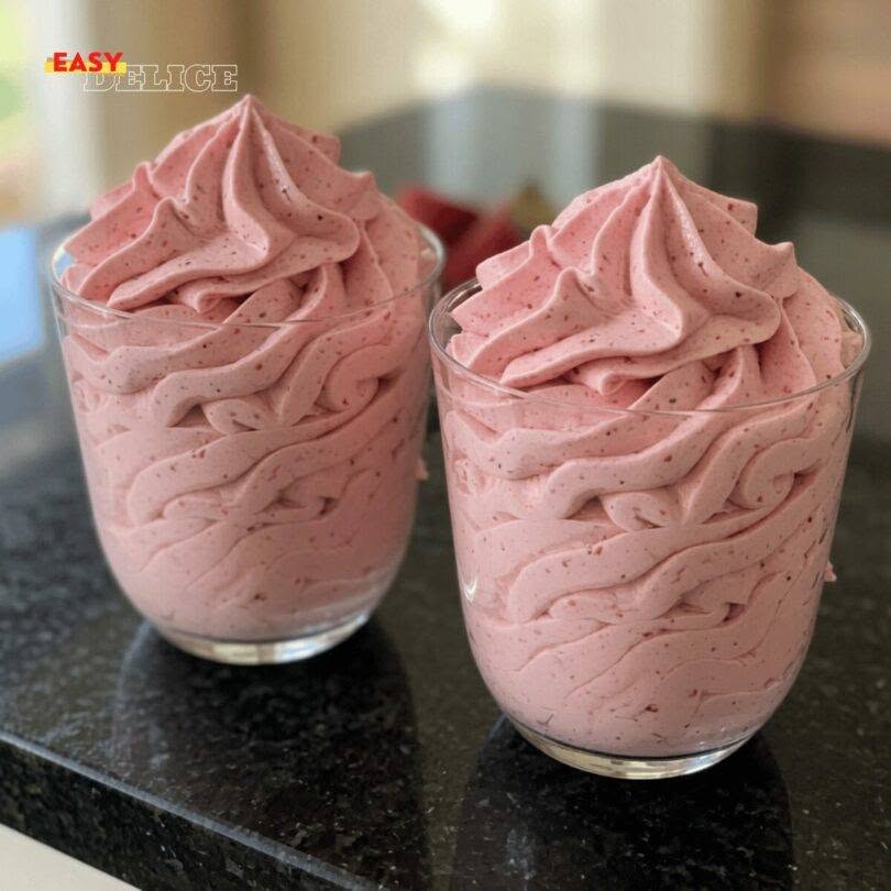 Ypač kreminis braškių musas – 3 ingredientai ir nuostabūs rezultatai