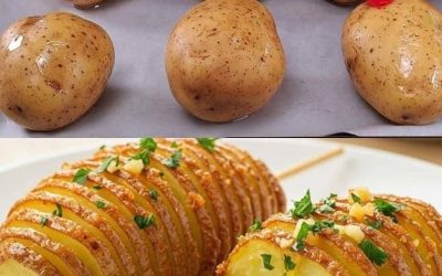 Keptos bulvės su česnaku ir žolelėmis