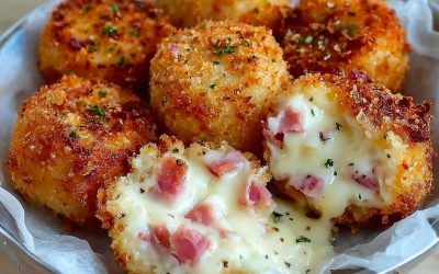 🧀Traškūs ir tirpstantys kumpio ir bešamelio kroketai
