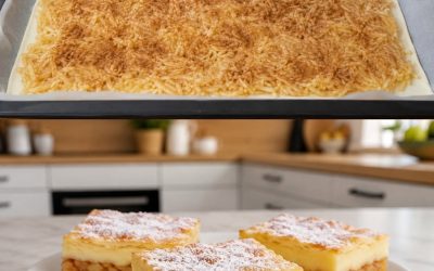 Obuolių pyragas su sluoksniuotos tešlos kremu – minkštas ir sultingas