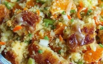 Mandarinų salotos pietų dėžutėje