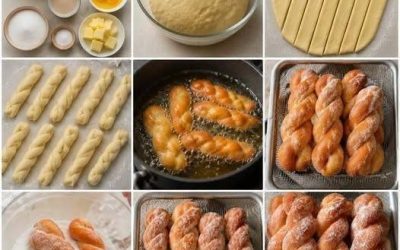 Šios susuktos cukraus spurgos sugadina man klasikines spurgas… Atraskite tobulą receptą